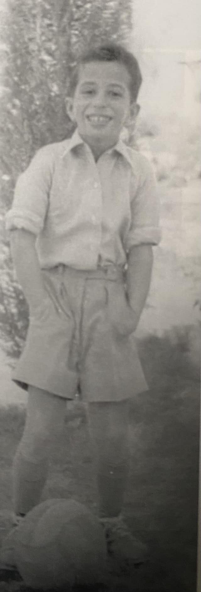 الملك فيصل الثاني طفلا ابن 4 سنوات 1939