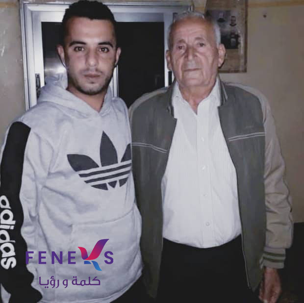 الزميل حسين علي مع الأستاذ حسين محمد